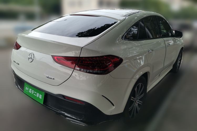 Used Mercedes-Benz GLE Coupe 2020 GLE 350 4MATIC Coupe SUV Luxury Model Rear Right 45 Deg