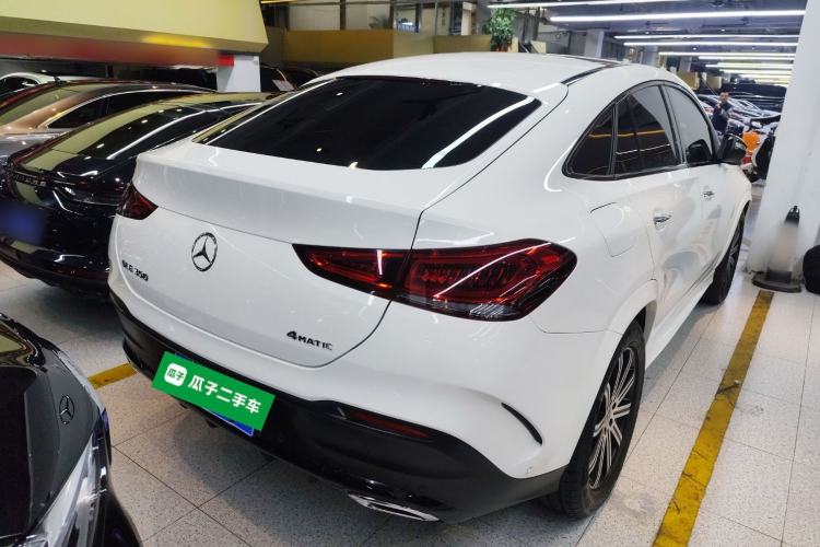 Used Mercedes-Benz GLE Coupe 2020 GLE 350 4MATIC Coupe SUV Luxury Model Rear Right 45 Deg