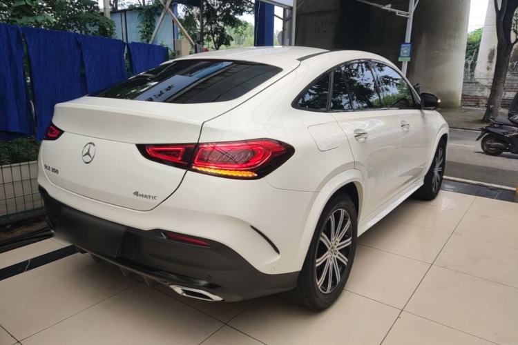 Used Mercedes-Benz GLE Coupe 2020 GLE 350 4MATIC Coupe SUV Luxury Model Rear Right 45 Deg