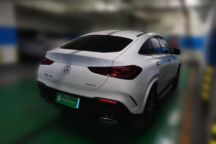 Used Mercedes-Benz GLE Coupe 2020 GLE 350 4MATIC Coupe SUV Luxury Model Rear Right 45 Deg