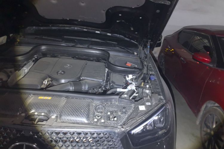 Used Mercedes-Benz GLE Coupe 2024 GLE 350 4MATIC Coupe SUV Luxury Model Engine Bay Left