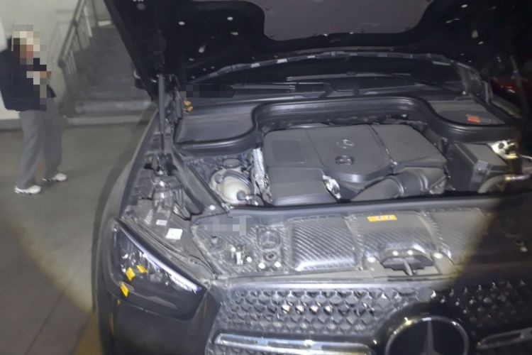 Used Mercedes-Benz GLE Coupe 2024 GLE 350 4MATIC Coupe SUV Luxury Model Engine Bay Right