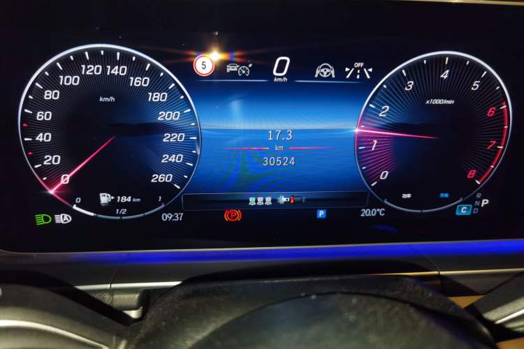 Used Mercedes-Benz GLE Coupe 2024 GLE 350 4MATIC Coupe SUV Fashion Model Odometer Close Up