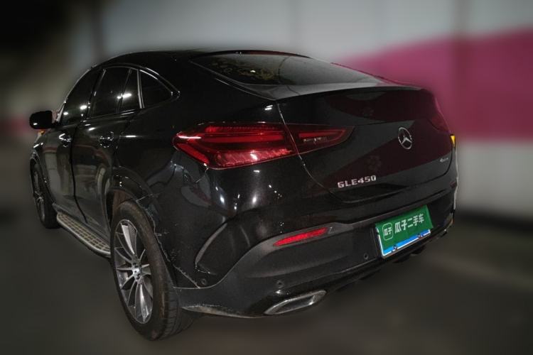 Used Mercedes-Benz GLE Coupe 2024 GLE 450 4MATIC Coupe SUV Luxury Model Rear Left 45 Deg
