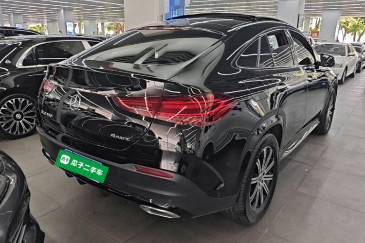 Used Mercedes-Benz GLE Coupe 2024 GLE 350 4MATIC Coupe SUV Luxury Model Rear Right 45 Deg