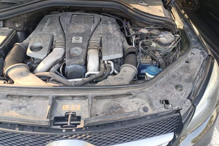 Used Mercedes-Benz GLE Coupe AMG 2015 AMG GLE 63 4MATIC Coupe SUV Engine Bay Left