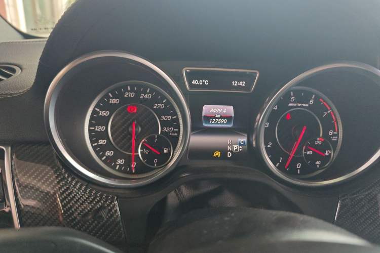 Used Mercedes-Benz GLE Coupe AMG 2015 AMG GLE 63 4MATIC Coupe SUV Odometer Close Up