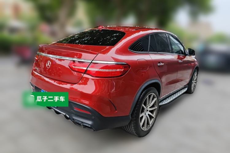 Used Mercedes-Benz GLE Coupe AMG 2015 AMG GLE 63 4MATIC Coupe SUV Rear Right 45 Deg