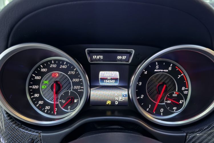 Used Mercedes-Benz GLE Coupe AMG 2015 AMG GLE 63 4MATIC Coupe SUV Odometer Close Up