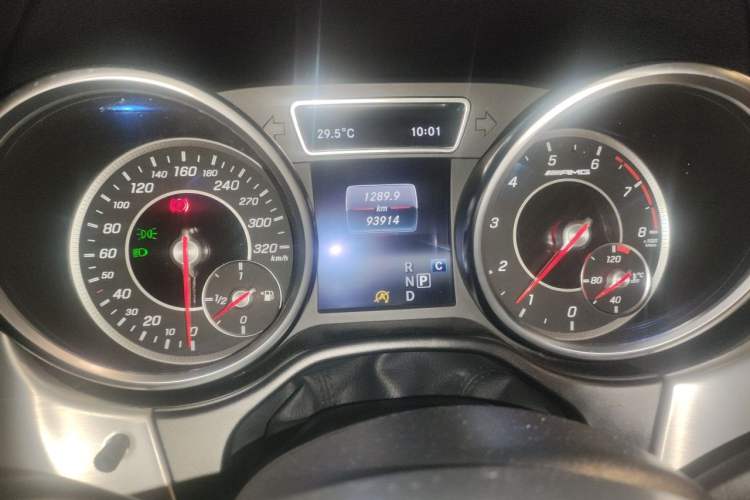 Used Mercedes-Benz GLE Coupe AMG 2017 AMG GLE 43 4MATIC Coupe SUV Odometer Close Up