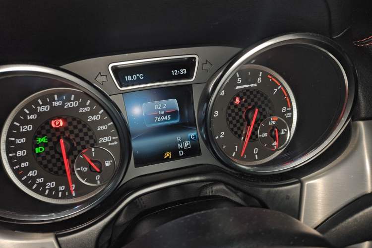 Used Mercedes-Benz GLE Coupe AMG 2017 AMG GLE 43 4MATIC Coupe SUV Odometer Close Up