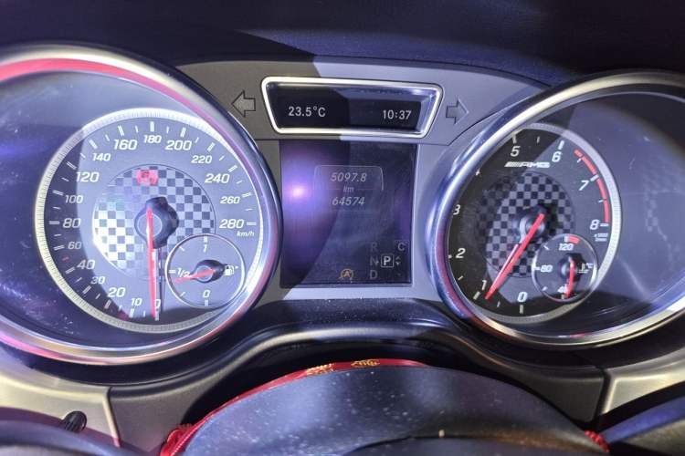 Used Mercedes-Benz GLE Coupe AMG 2017 AMG GLE 43 4MATIC Coupe SUV Odometer Close Up