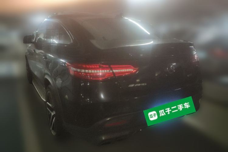 Used Mercedes-Benz GLE Coupe AMG 2017 AMG GLE 43 4MATIC Coupe SUV Rear Left 45 Deg