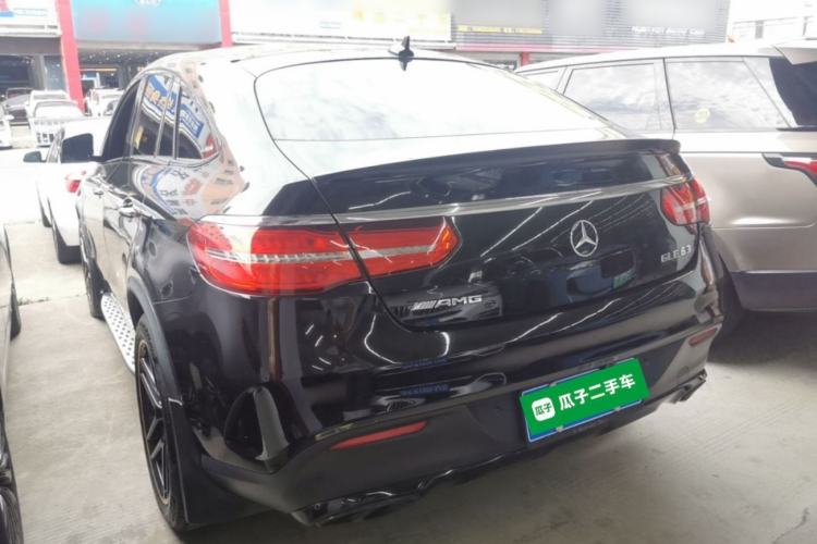 Used Mercedes-Benz GLE Coupe AMG 2017 AMG GLE 43 4MATIC Coupe SUV Rear Left 45 Deg
