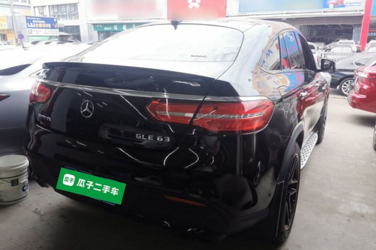 Used Mercedes-Benz GLE Coupe AMG 2017 AMG GLE 43 4MATIC Coupe SUV Rear Right 45 Deg