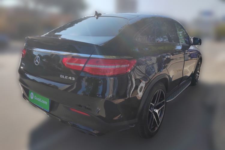 Used Mercedes-Benz GLE Coupe AMG 2017 AMG GLE 43 4MATIC Coupe SUV Rear Right 45 Deg