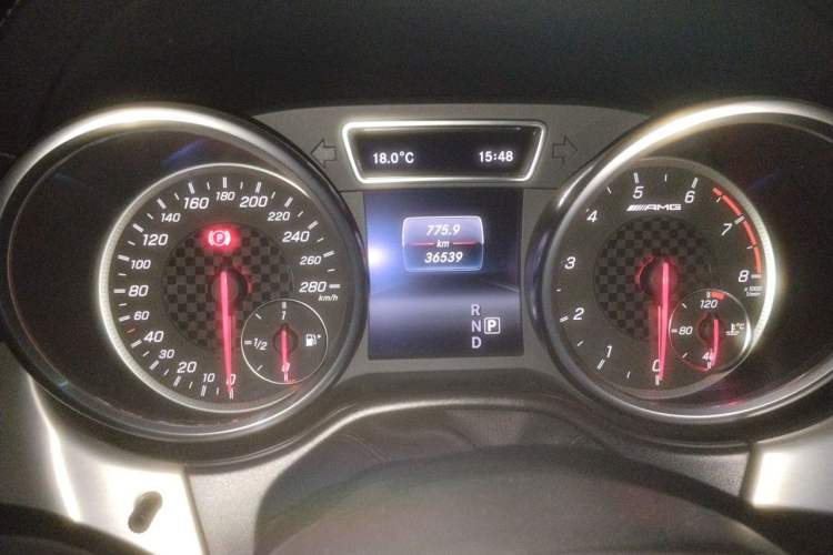 Used Mercedes-Benz GLE Coupe AMG 2017 AMG GLE 43 4MATIC Coupe SUV Odometer Close Up