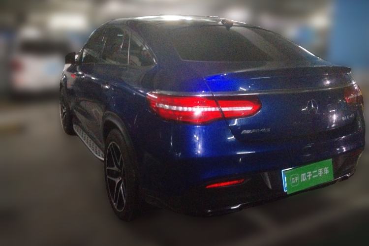 Used Mercedes-Benz GLE Coupe AMG 2017 AMG GLE 43 4MATIC Coupe SUV Rear Left 45 Deg