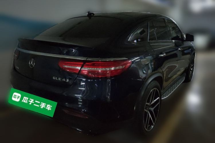 Used Mercedes-Benz GLE Coupe AMG 2017 AMG GLE 43 4MATIC Coupe SUV Rear Right 45 Deg