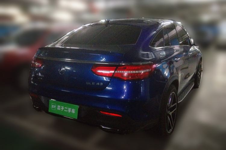 Used Mercedes-Benz GLE Coupe AMG 2017 AMG GLE 43 4MATIC Coupe SUV Rear Right 45 Deg
