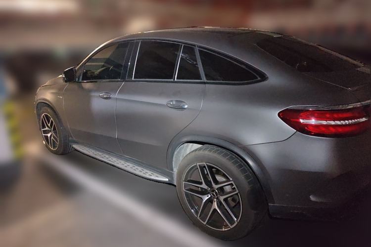 Used Mercedes-Benz GLE Coupe AMG 2017 AMG GLE 43 4MATIC Coupe SUV Rear Left 45 Deg