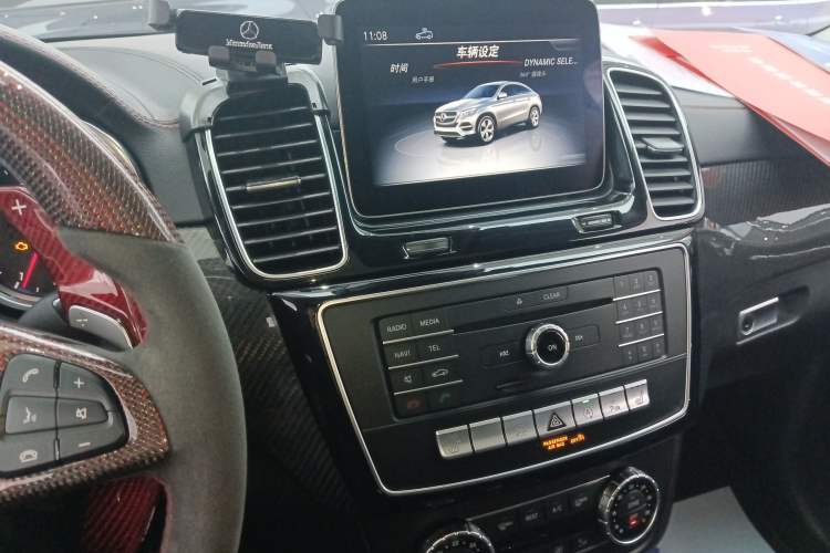 Used Mercedes-Benz GLE Coupe AMG 2017 AMG GLE 43 4MATIC Coupe SUV Audio And AC Panel