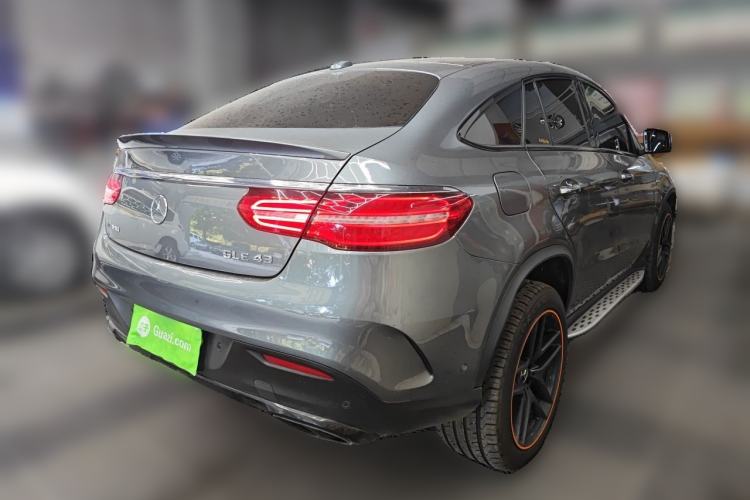 Used Mercedes-Benz GLE Coupe AMG 2017 AMG GLE 43 4MATIC Coupe SUV Rear Right 45 Deg