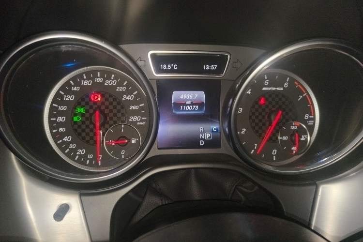 Used Mercedes-Benz GLE Coupe AMG 2017 AMG GLE 43 4MATIC Coupe SUV Odometer Close Up