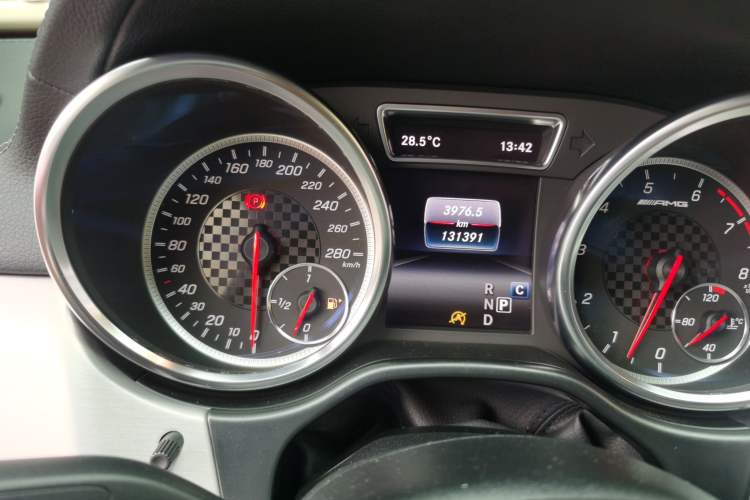 Used Mercedes-Benz GLE Coupe AMG 2017 AMG GLE 43 4MATIC Coupe SUV Odometer Close Up