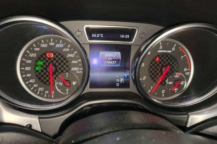 Used Mercedes-Benz GLE Coupe AMG 2017 AMG GLE 43 4MATIC Coupe SUV Odometer Close Up