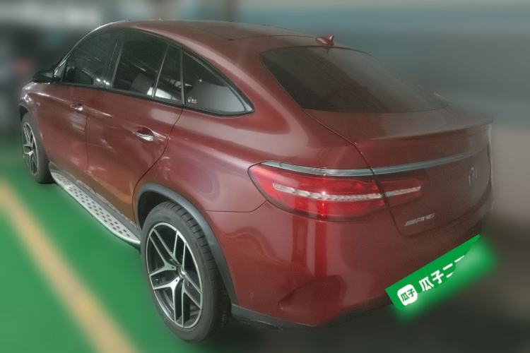 Used Mercedes-Benz GLE Coupe AMG 2017 AMG GLE 43 4MATIC Coupe SUV Rear Left 45 Deg