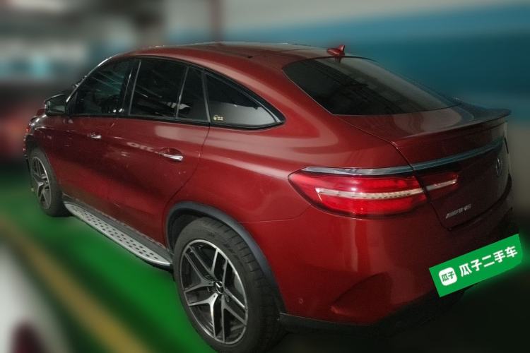 Used Mercedes-Benz GLE Coupe AMG 2017 AMG GLE 43 4MATIC Coupe SUV Rear Left 45 Deg