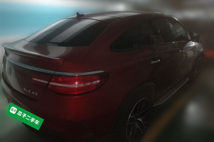 Used Mercedes-Benz GLE Coupe AMG 2017 AMG GLE 43 4MATIC Coupe SUV Rear Right 45 Deg