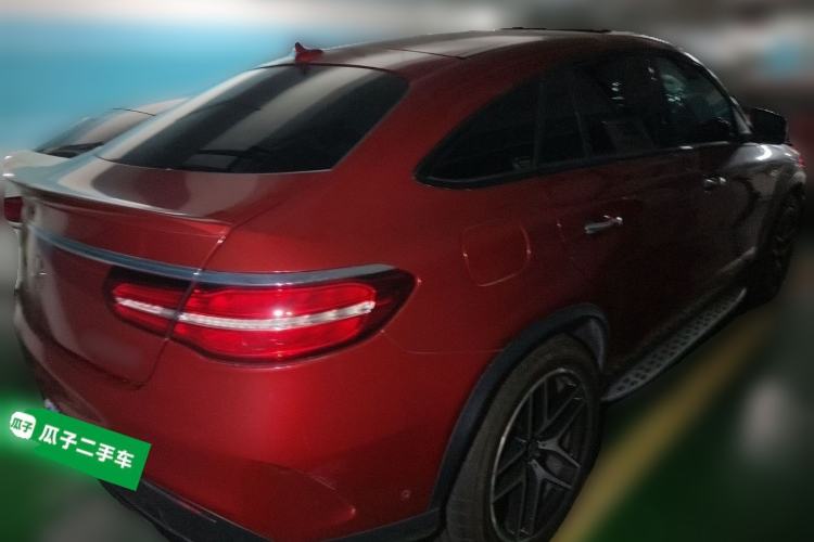 Used Mercedes-Benz GLE Coupe AMG 2017 AMG GLE 43 4MATIC Coupe SUV Rear Right 45 Deg