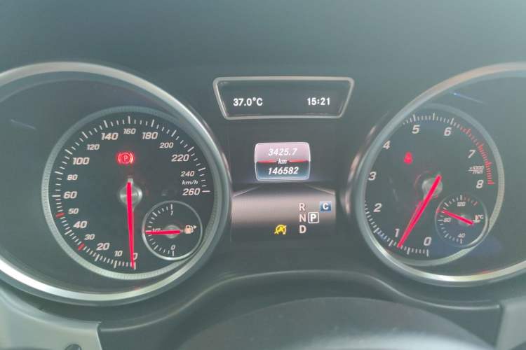 Used Mercedes-Benz GLE Coupe AMG 2017 AMG GLE 43 4MATIC Coupe SUV Odometer Close Up