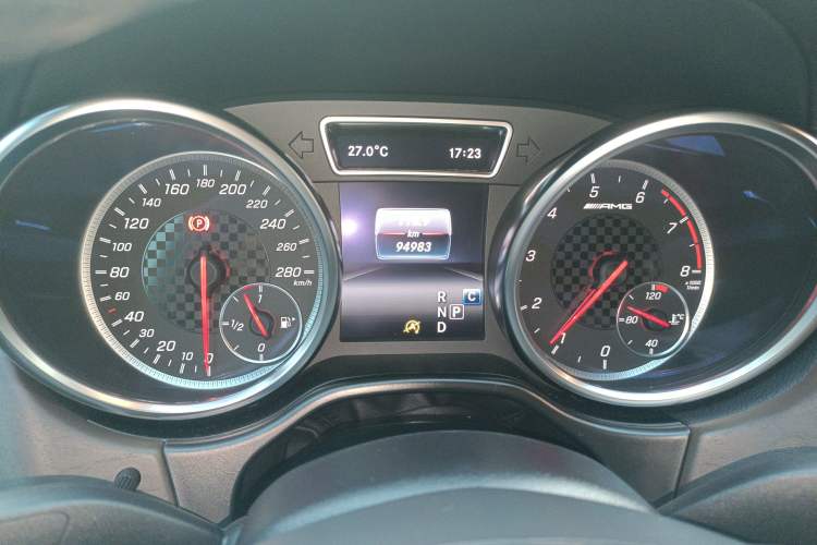 Used Mercedes-Benz GLE Coupe AMG 2017 AMG GLE 43 4MATIC Coupe SUV Odometer Close Up
