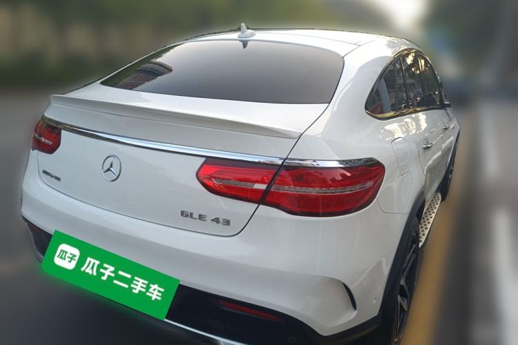 Used Mercedes-Benz GLE Coupe AMG 2017 AMG GLE 43 4MATIC Coupe SUV Rear Right 45 Deg