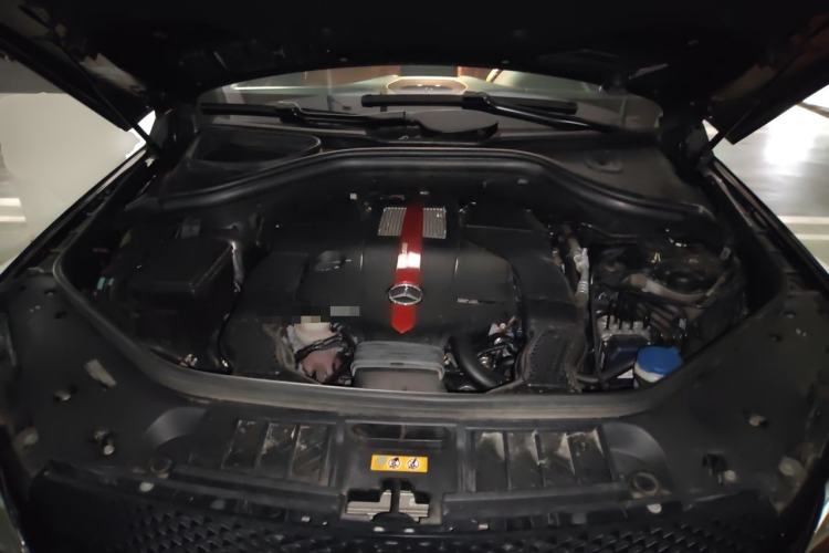 Used Mercedes-Benz GLE Coupe AMG 2018 AMG GLE 43 4MATIC Coupe SUV Phantom Orange Special Edition Engine Bay