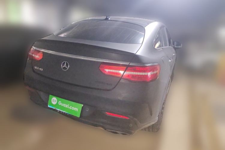 Used Mercedes-Benz GLE Coupe AMG 2018 AMG GLE 43 4MATIC Coupe SUV Phantom Orange Special Edition Rear Right 45 Deg