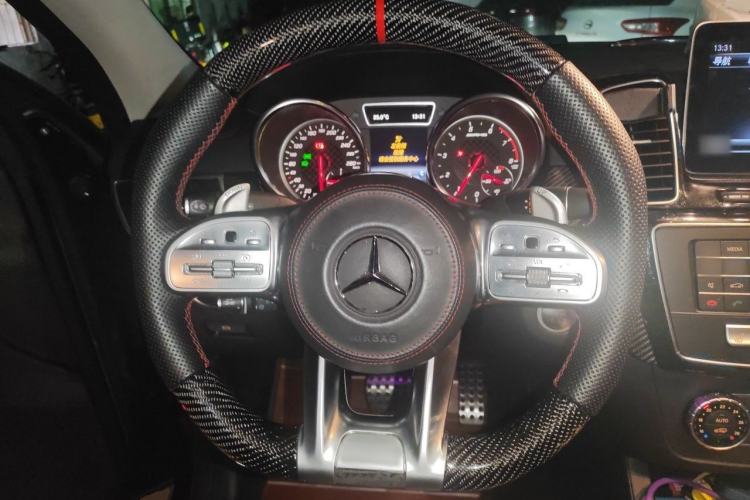 Used Mercedes-Benz GLE Coupe AMG 2018 AMG GLE 43 4MATIC Coupe SUV Phantom Orange Special Edition Steering Wheel