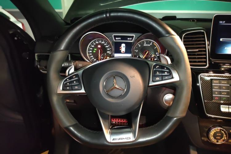 Used Mercedes-Benz GLE Coupe AMG 2018 AMG GLE 43 4MATIC Coupe SUV Phantom Orange Special Edition Steering Wheel