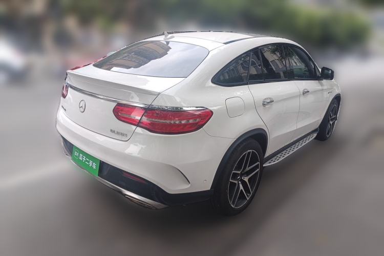 Used Mercedes-Benz GLE Coupe AMG 2018 AMG GLE 43 4MATIC Coupe SUV Phantom Orange Special Edition Rear Right 45 Deg