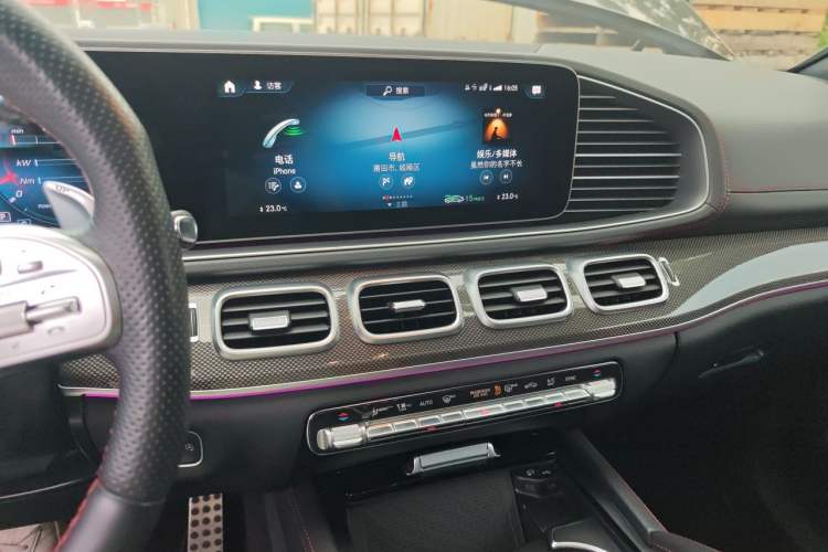 Used Mercedes-Benz GLE Coupe AMG 2020 AMG GLE 53 4MATIC+ Coupe SUV Audio And AC Panel