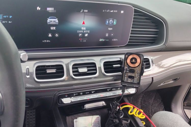 Used Mercedes-Benz GLE Coupe AMG 2022 AMG GLE 53 4MATIC+ Coupe SUV Audio And AC Panel