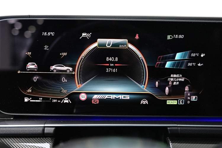 Used Mercedes-Benz GLE Coupe AMG 2022 AMG GLE 53 4MATIC+ Coupe SUV Odometer Close Up