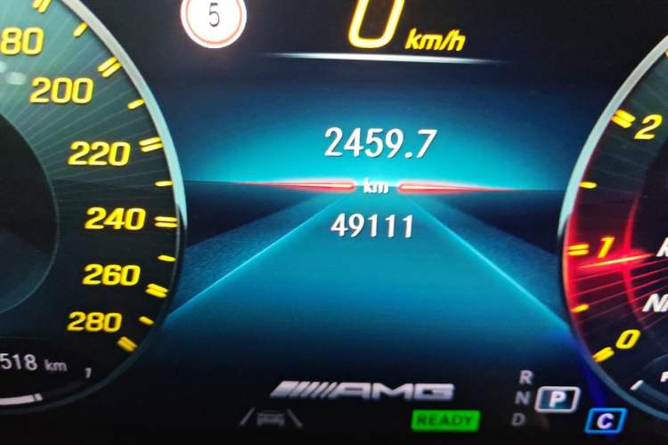 Used Mercedes-Benz GLE Coupe AMG 2022 AMG GLE 53 4MATIC+ Coupe SUV Odometer Close Up