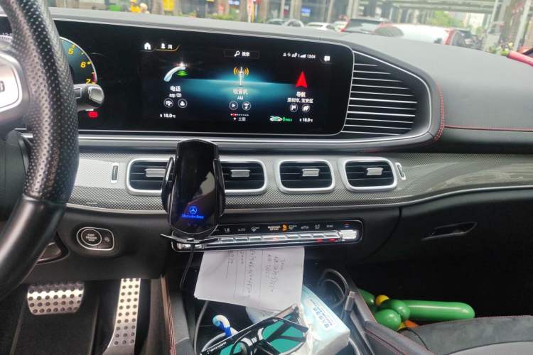 Used Mercedes-Benz GLE Coupe AMG 2023 AMG GLE 53 4MATIC+ Coupe SUV Audio And AC Panel