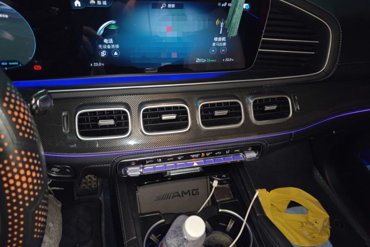 Used Mercedes-Benz GLE Coupe AMG 2023 AMG GLE 53 4MATIC+ Coupe SUV Audio And AC Panel