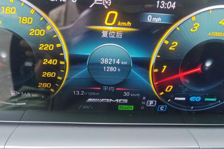 Used Mercedes-Benz GLE Coupe AMG 2023 AMG GLE 53 4MATIC+ Coupe SUV Odometer Close Up