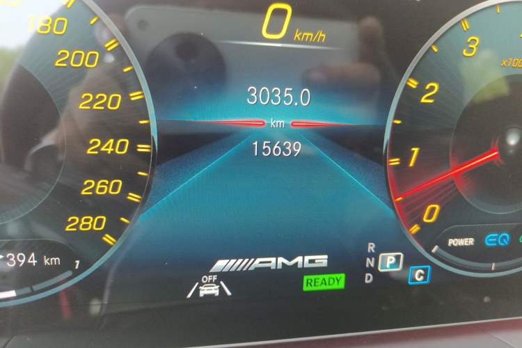 Used Mercedes-Benz GLE Coupe AMG 2023 AMG GLE 53 4MATIC+ Coupe SUV Odometer Close Up
